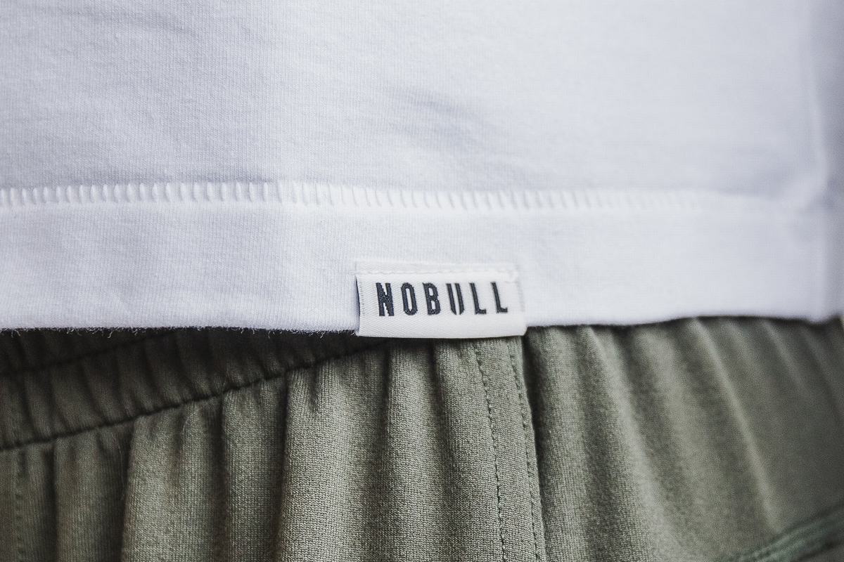 Nobull Heavyweight Sleeveless Crop Women's T Shirts White | Australia (ZS6259)